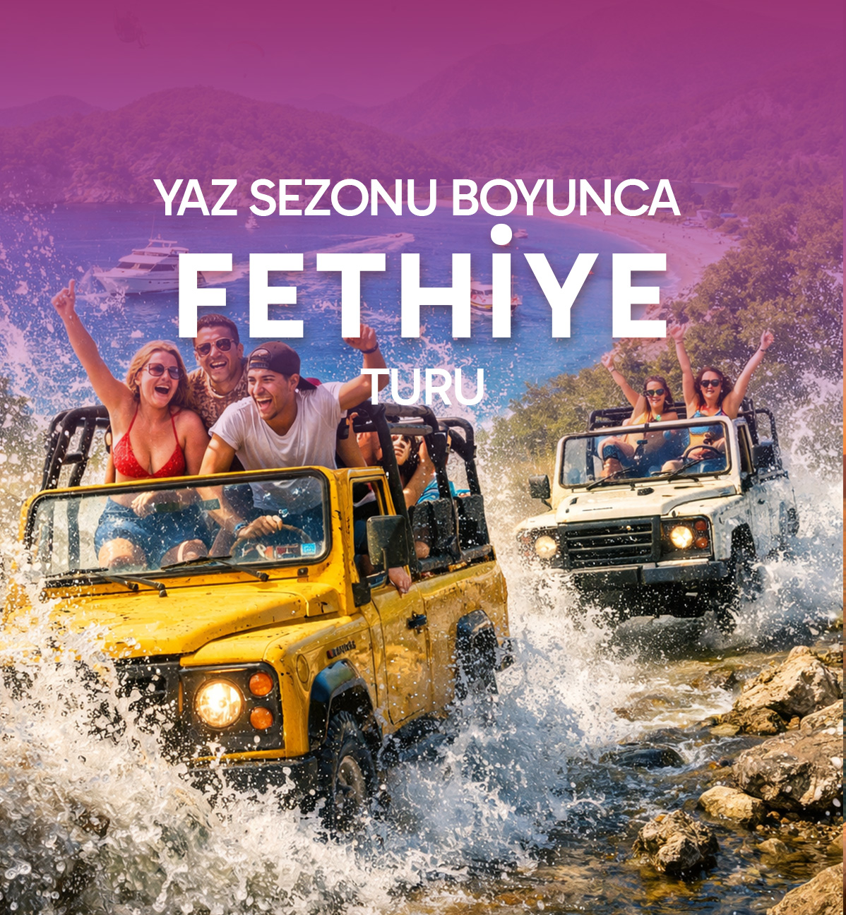 Fethiye Ölüdeniz Marmaris Akyaka Turu 4 Gece 5 Gün